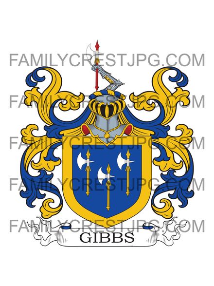 Gibbs Family Crest - London, England