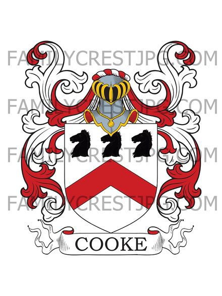 Cooke Family Crest - Essex, England
