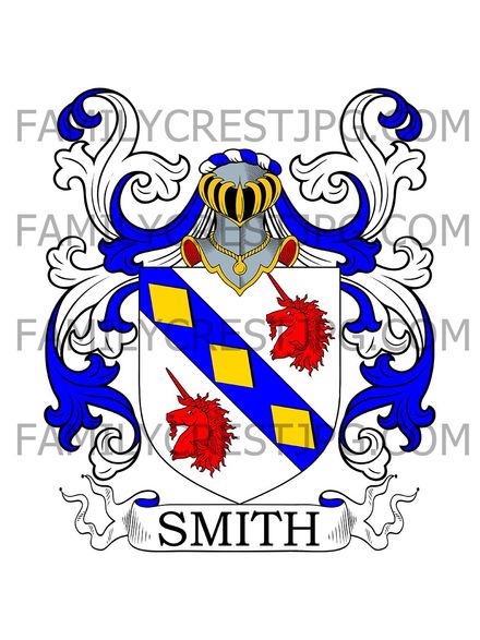 Smith Family Crest - London, England