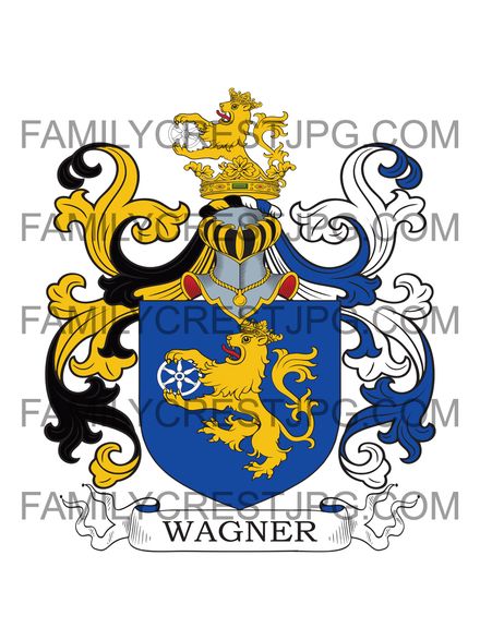 Wagner Family Crest - von Waltkirchen 1641