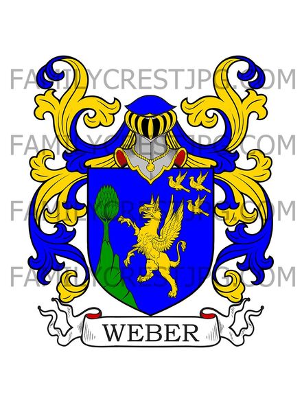 Weber Family Crest - France 1805