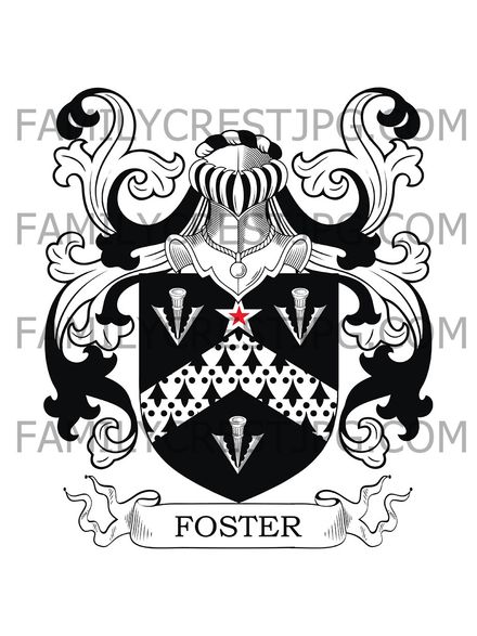 Foster Family Crest - Dublin, Ireland