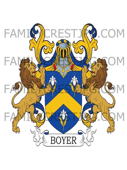 Boyer Family Crest
