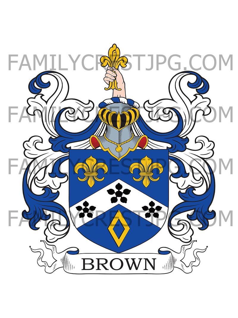 Brown Family Crest - London, England