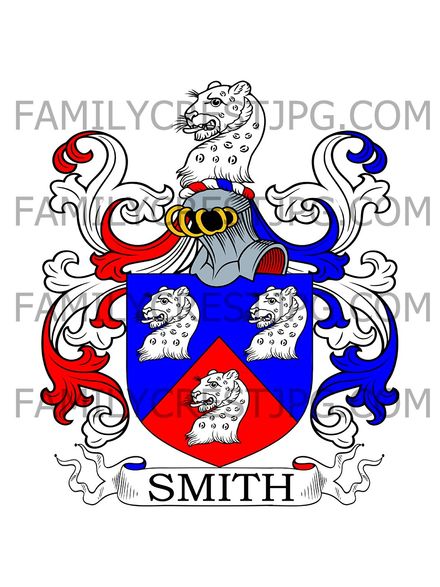 Smith Family Crest - Violetstown, co. Westmeath, Ireland
