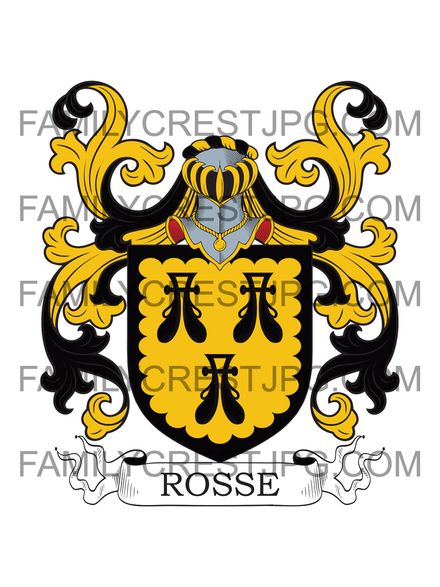 Rosse Family Crest
