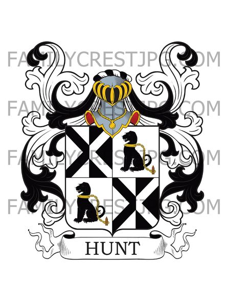 Hunt Family Crest