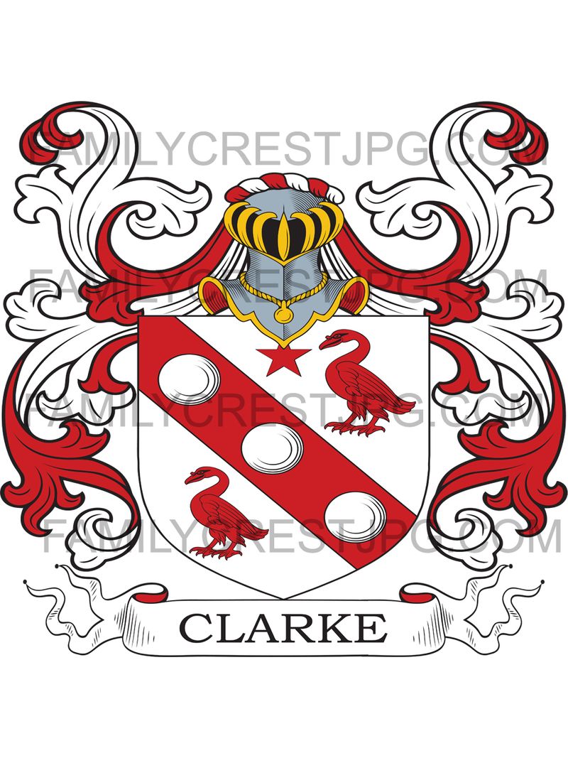 Clarke Family Crest - Newcastle