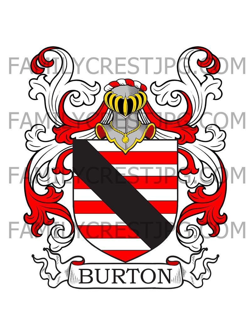 Burton Family Crest