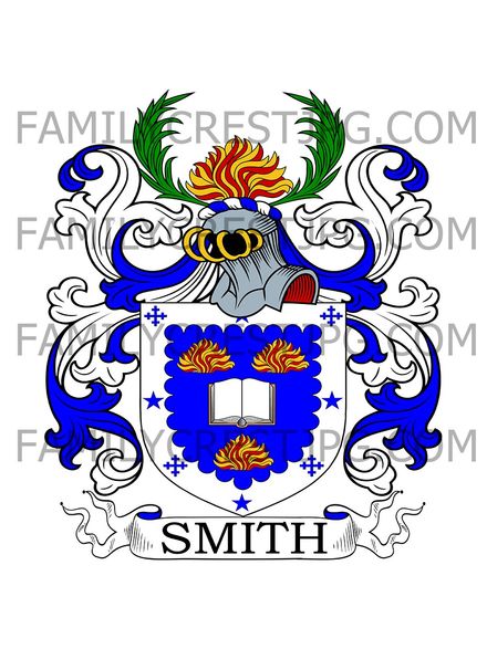 Smith Family Crest - Edinburgh, Scotland