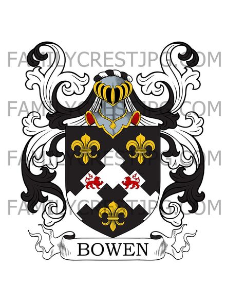 Bowen Family Crest - London, England