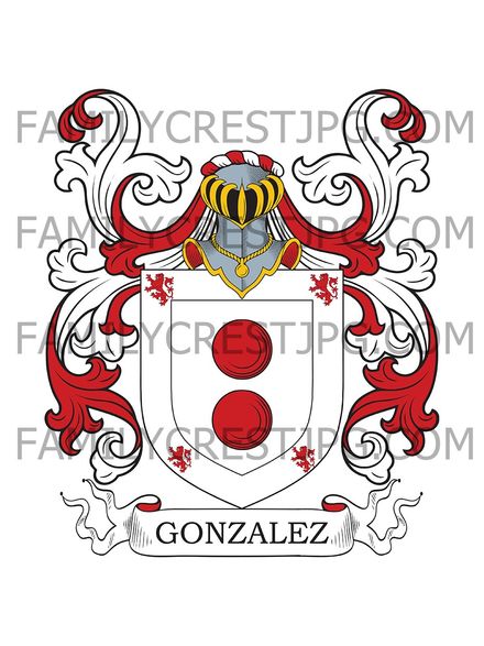 Gonzalez Family Crest