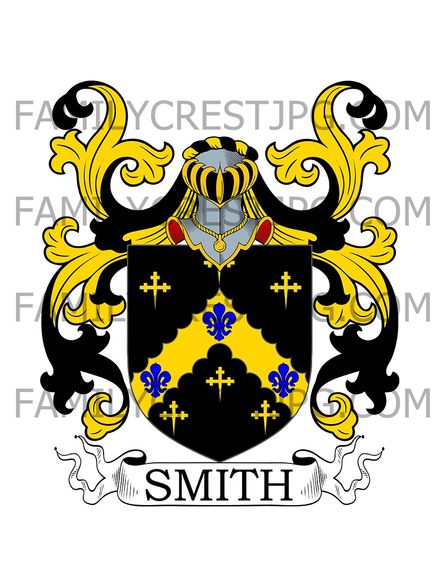 Smith Family Crest - London, England