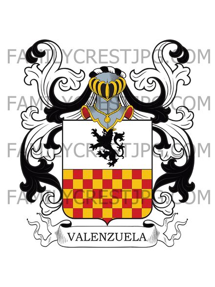 Valenzuela Family Crest