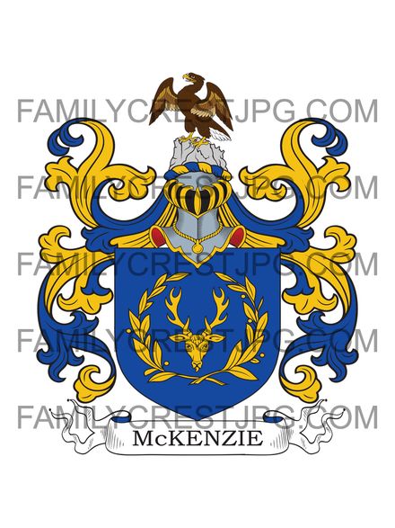 McKenzie Family Crest - Rousehaugh House, Scotland