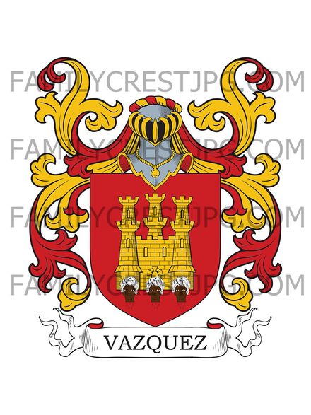 Vazquez Family Crest
