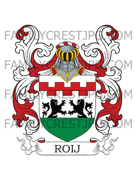 Roij Family Crest