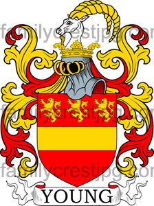 Young Coat of Arms, Young Family Crest
