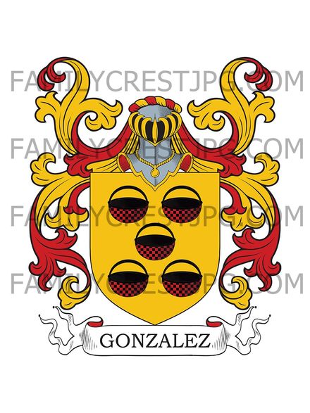 Gonzalez Family Crest