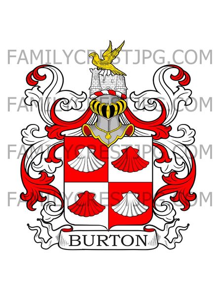 Burton Family Crest