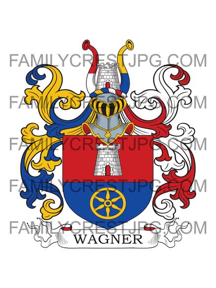 Wagner Family Crest - Arad, Romania 1766