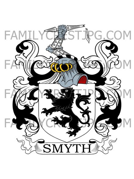 Smyth Family Crest - Southwark, England