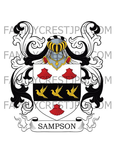 Sampson Family Crest