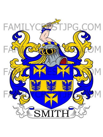 Smith Family Crest - Garboldisham, co. Norfolk, England