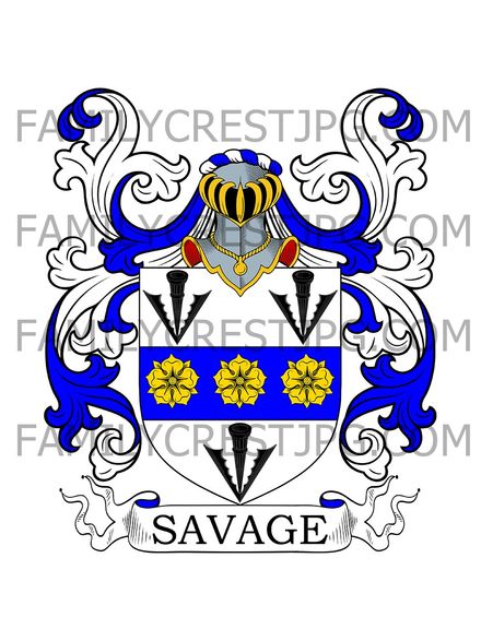 Savage Family Crest