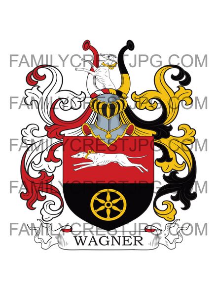 Wagner Family Crest - Vienna, Austria 1579