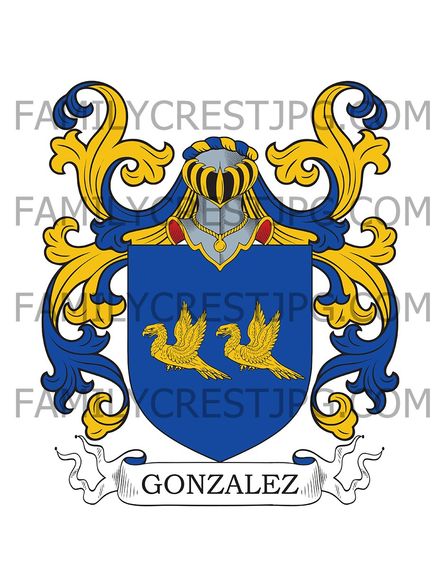 Gonzalez Family Crest