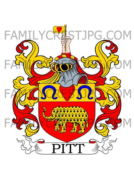 Pitt Family Crest