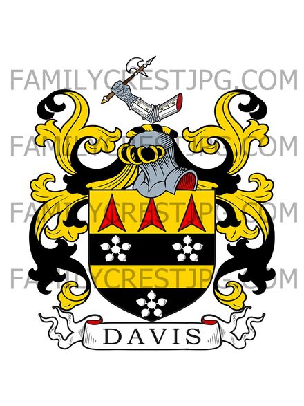 Davis Family Crest - Ireland