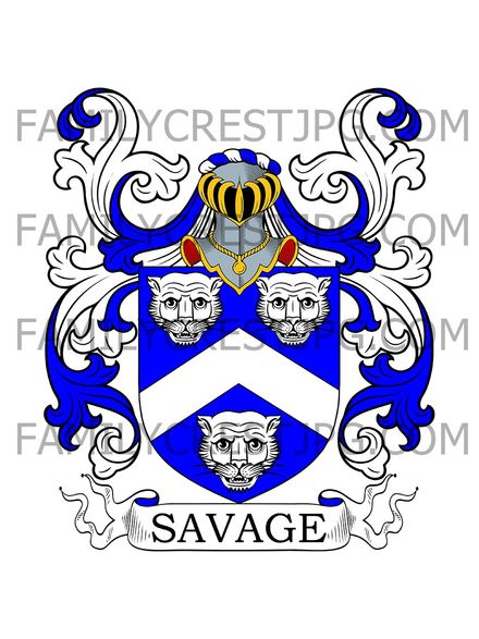 Savage Family Crest