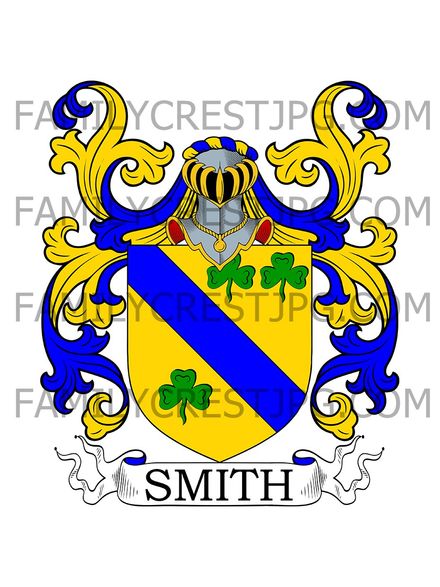 Smith Family Crest - Walpole, co. Norfolk, England