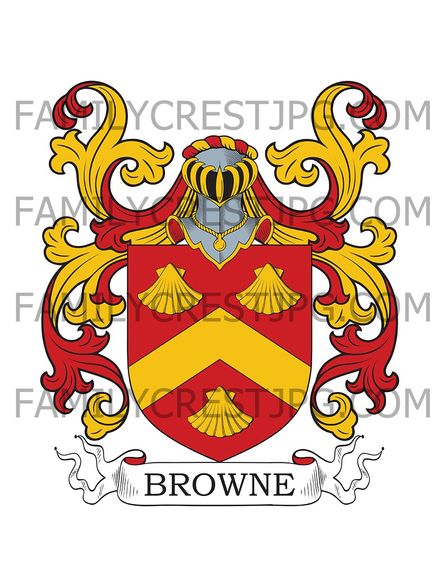 Browne Family Crest - London, England