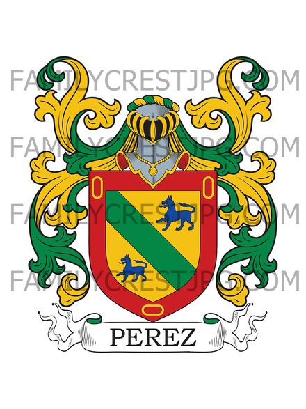 Perez Family Crest - Guadix