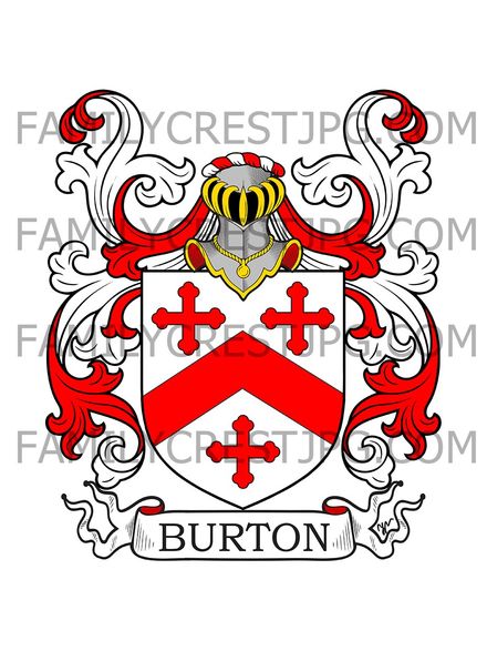 Burton Family Crest