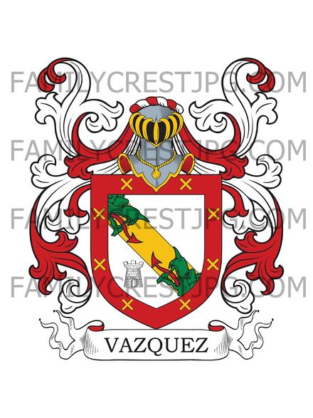 Vazquez Family Crest