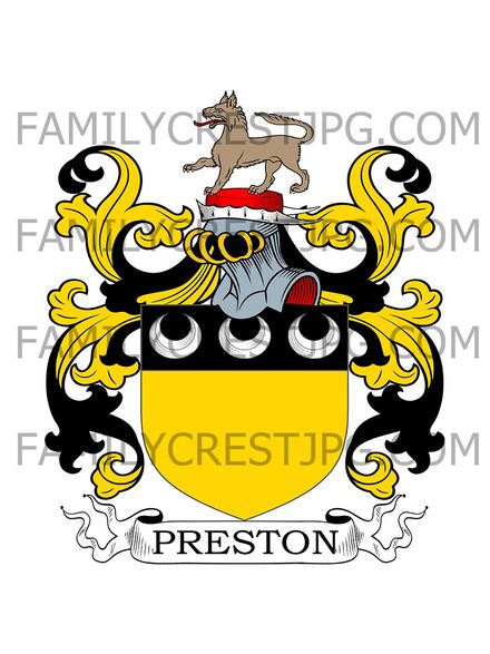 Preston Family Crest