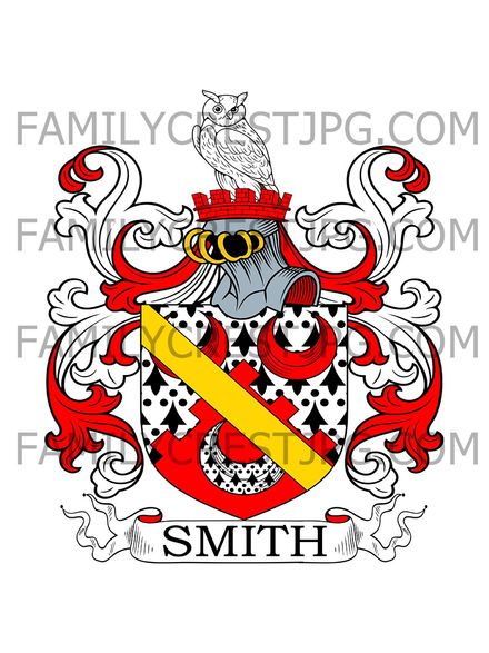 Smith Family Crest - Somerset, England