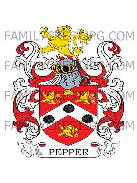 Pepper Family Crest