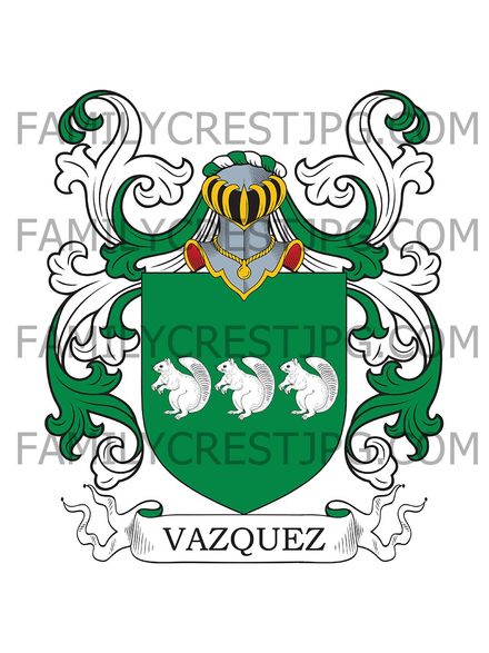 Vazquez Family Crest