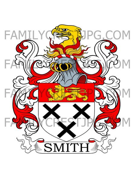 Smith Family Crest - Gloucester, England