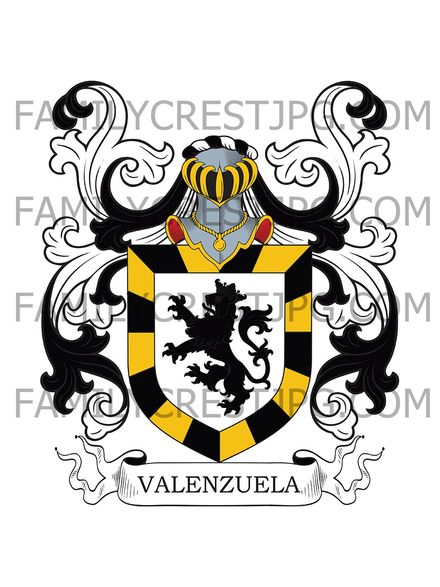 Valenzuela Family Crest