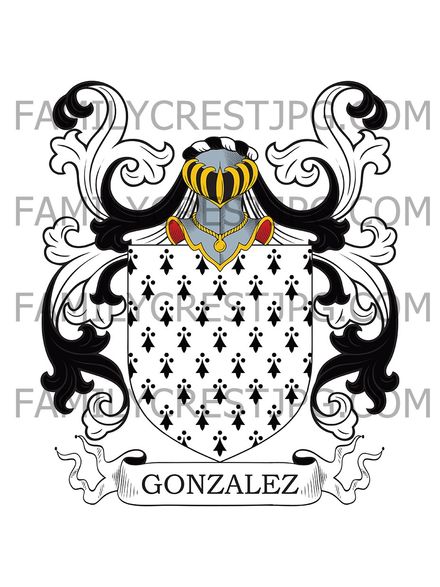 Gonzalez Family Crest