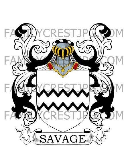 Savage Family Crest