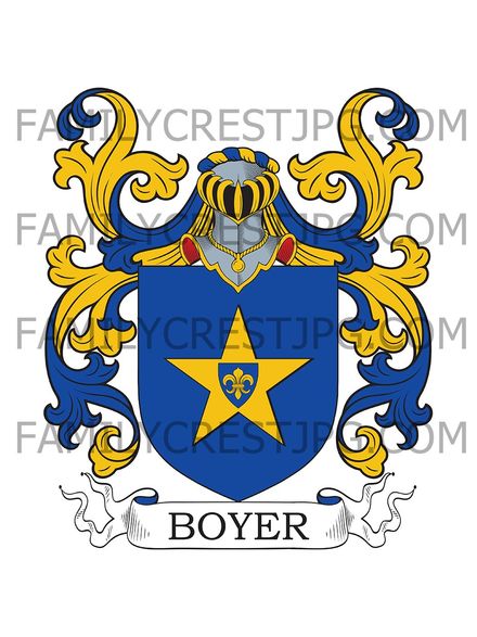 Boyer Family Crest