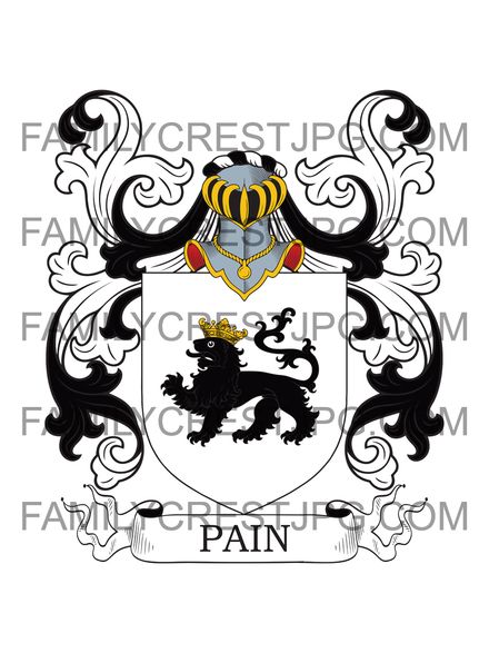 Pain Family Crest