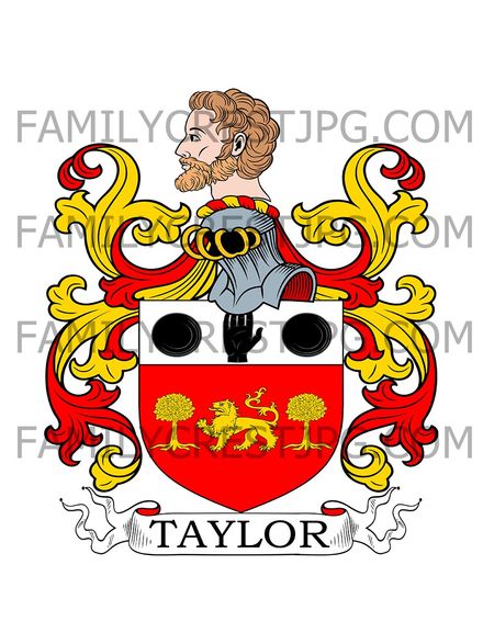 Taylor Family Crest - Ballyphilip, co. Cork, Ireland